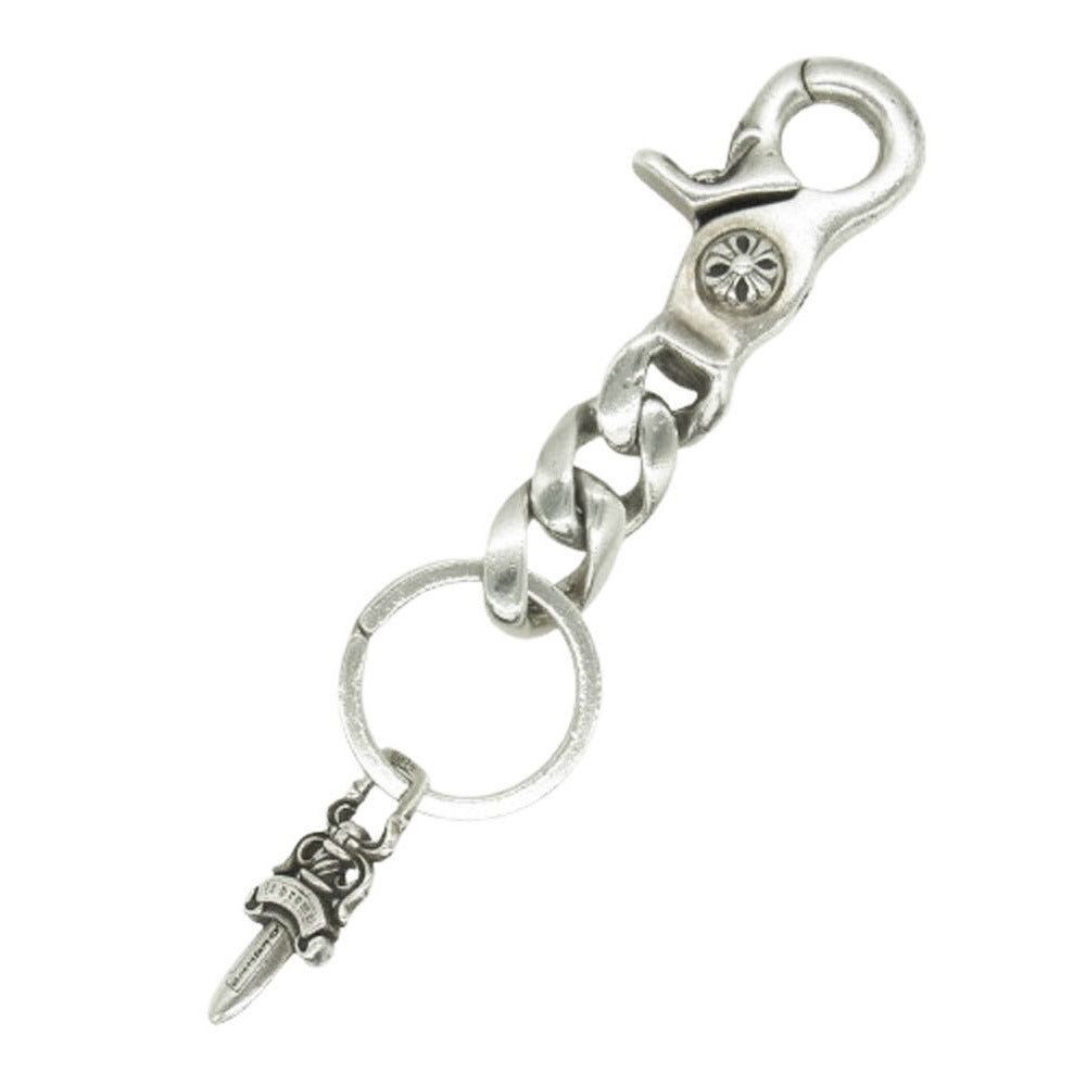 CHROME HEARTS クロムハーツ（原本無） CLP CHN CLASSIC-S ショート クラシックリンク キーチェーン ダガー シルバー系【中古】