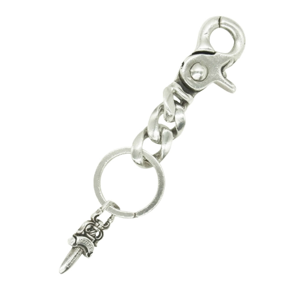 CHROME HEARTS クロムハーツ（原本無） CLP CHN CLASSIC-S ショート クラシックリンク キーチェーン ダガー シルバー系【中古】