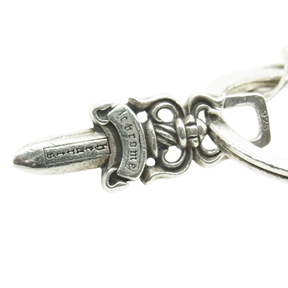 CHROME HEARTS クロムハーツ（原本無） CLP CHN CLASSIC-S ショート クラシックリンク キーチェーン ダガー シルバー系【中古】