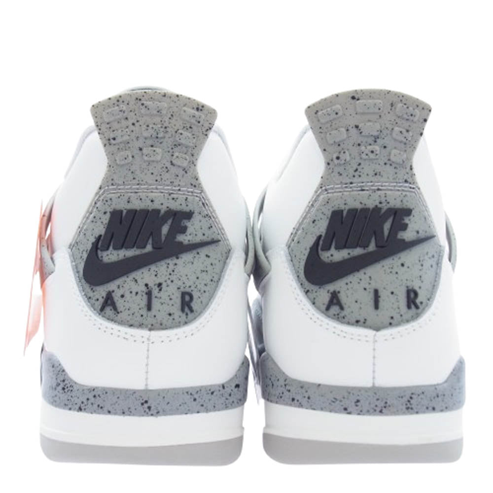 NIKE ナイキ FV5029-100 AIR JORDAN 4 RETRO White Cement エアジョーダン4 セメント レトロ ローカット スニーカー ホワイト系 ブラック系 グレー系 26.5cm【新古品】【未使用】【中古】