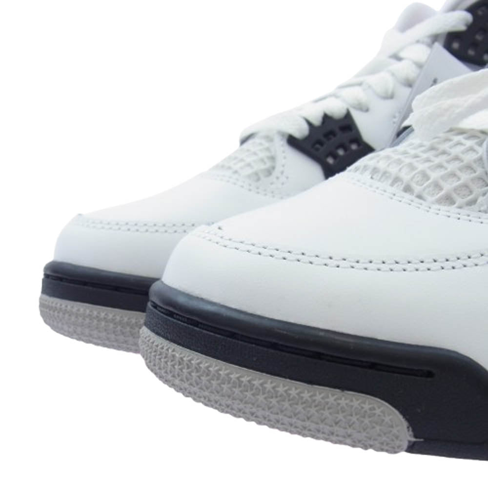 NIKE ナイキ FV5029-100 AIR JORDAN 4 RETRO White Cement エアジョーダン4 セメント レトロ ローカット スニーカー ホワイト系 ブラック系 グレー系 26.5cm【新古品】【未使用】【中古】