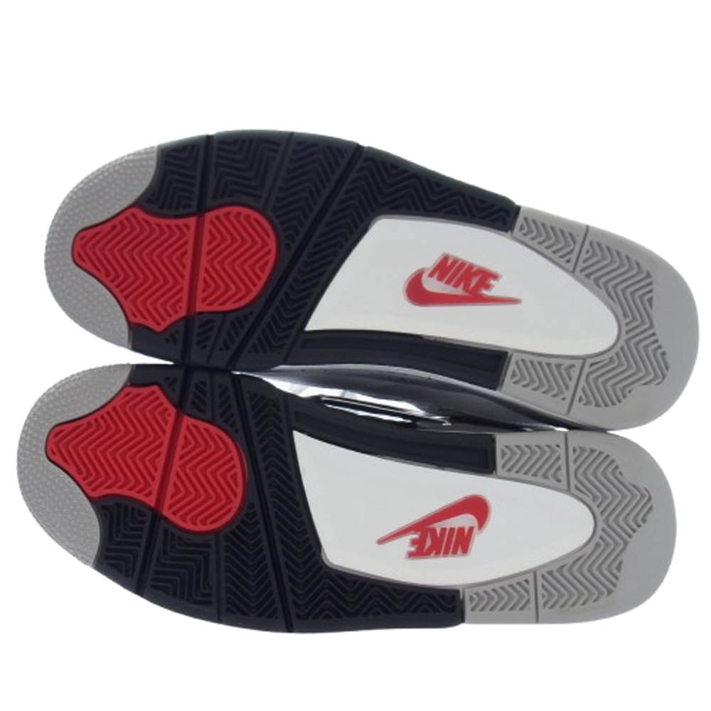 NIKE ナイキ FV5029-100 AIR JORDAN 4 RETRO White Cement エアジョーダン4 セメント レトロ ローカット スニーカー ホワイト系 ブラック系 グレー系 26.5cm【新古品】【未使用】【中古】