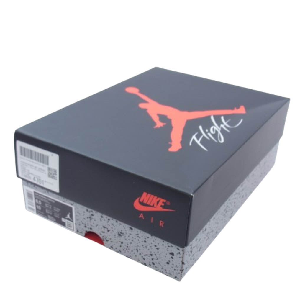 NIKE ナイキ FV5029-100 AIR JORDAN 4 RETRO White Cement エアジョーダン4 セメント レトロ ローカット スニーカー ホワイト系 ブラック系 グレー系 26.5cm【新古品】【未使用】【中古】