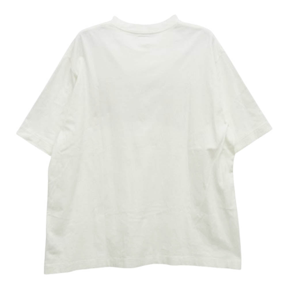 ブラームスルートストック bROOTS24S34 NOISE ROCK Print Tee WIDE プリントTシャツ カットソー ホワイト系 2【中古】