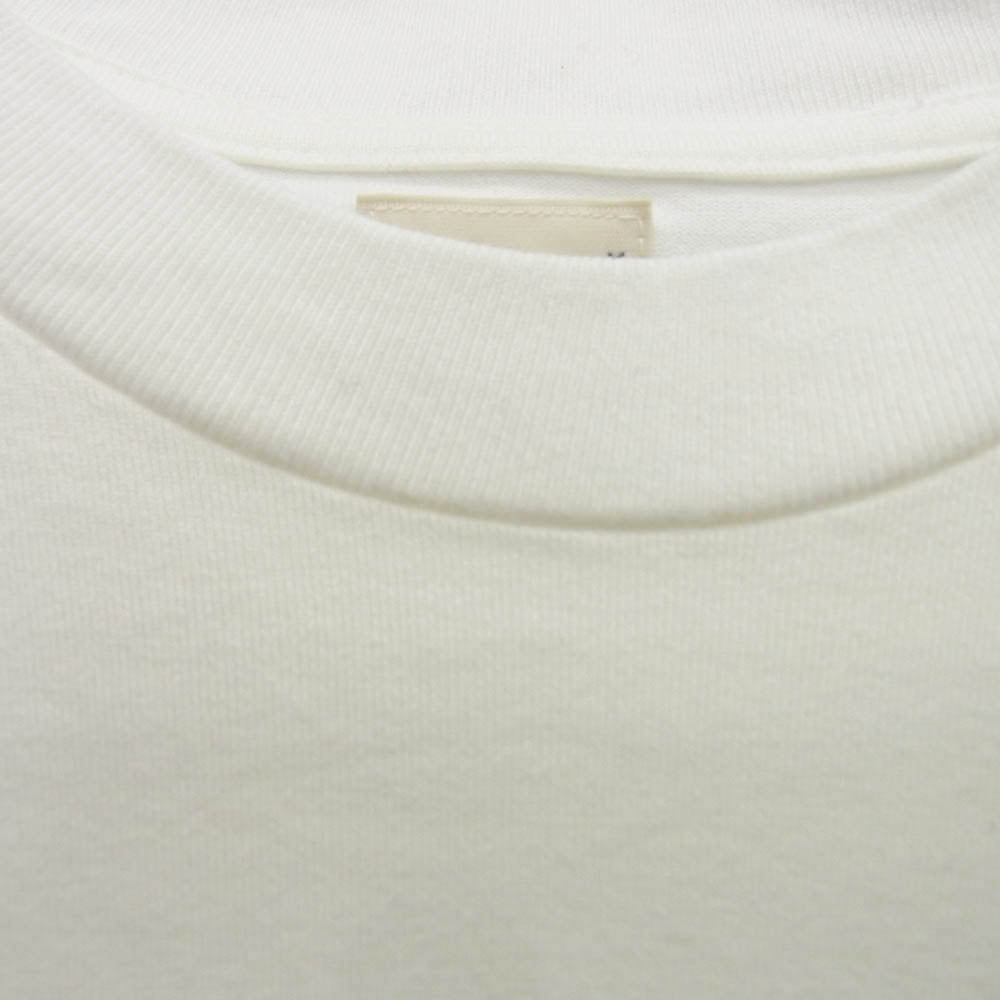 ブラームスルートストック bROOTS24S34 NOISE ROCK Print Tee WIDE プリントTシャツ カットソー ホワイト系 2【中古】