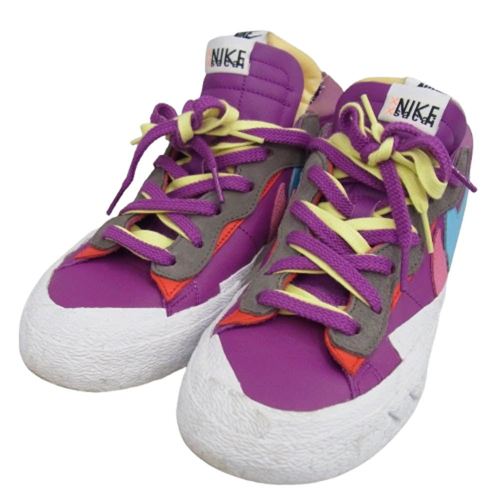 NIKE ナイキ DM7901-500 KAWS × sacai Blazer Low Purple Dusk カウズ × サカイ ブレーザー ロー パープルダスク スニーカー パープル系 27cm【中古】