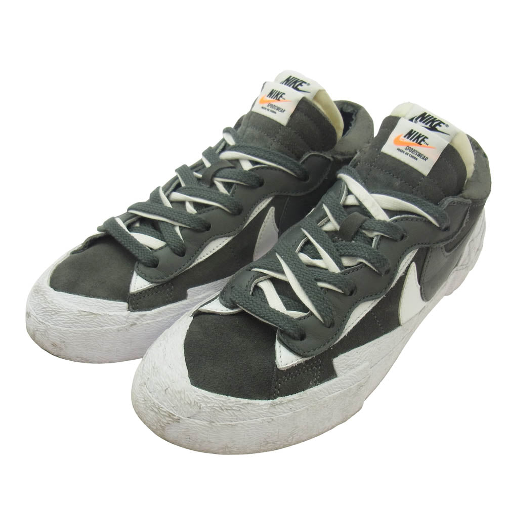 NIKE ナイキ DD1877-002 ×Sacai Blazer Low Iron Grey サカイ ブレーザー ロー アイアン グレー スニーカー グレー系 27cm【中古】