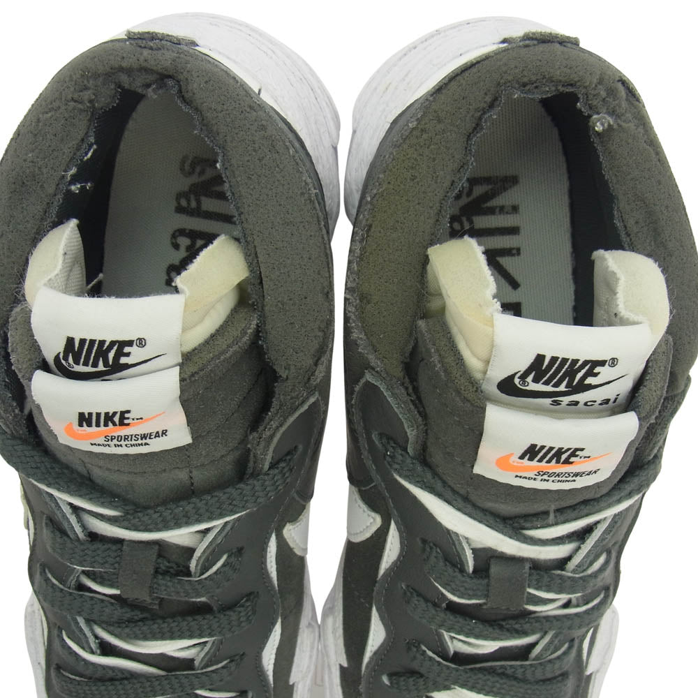 NIKE ナイキ DD1877-002 ×Sacai Blazer Low Iron Grey サカイ ブレーザー ロー アイアン グレー スニーカー グレー系 27cm【中古】