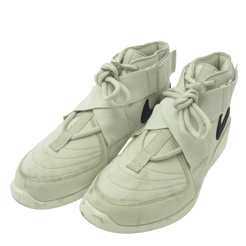 NIKE ナイキ AT8087-001 Fear Of God Air Raid Light Bone フィアオブゴッド エアレイド ライト ボーン ハイカットスニーカー ライトグレー系 27cm【中古】