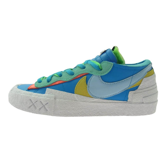 NIKE ナイキ KAWS × sacai Blazer Low Neptune Blue カウズ サカイ ブレーザー ロー ネプチューンブルー スニーカー ブルー系 27cm【美品】【中古】