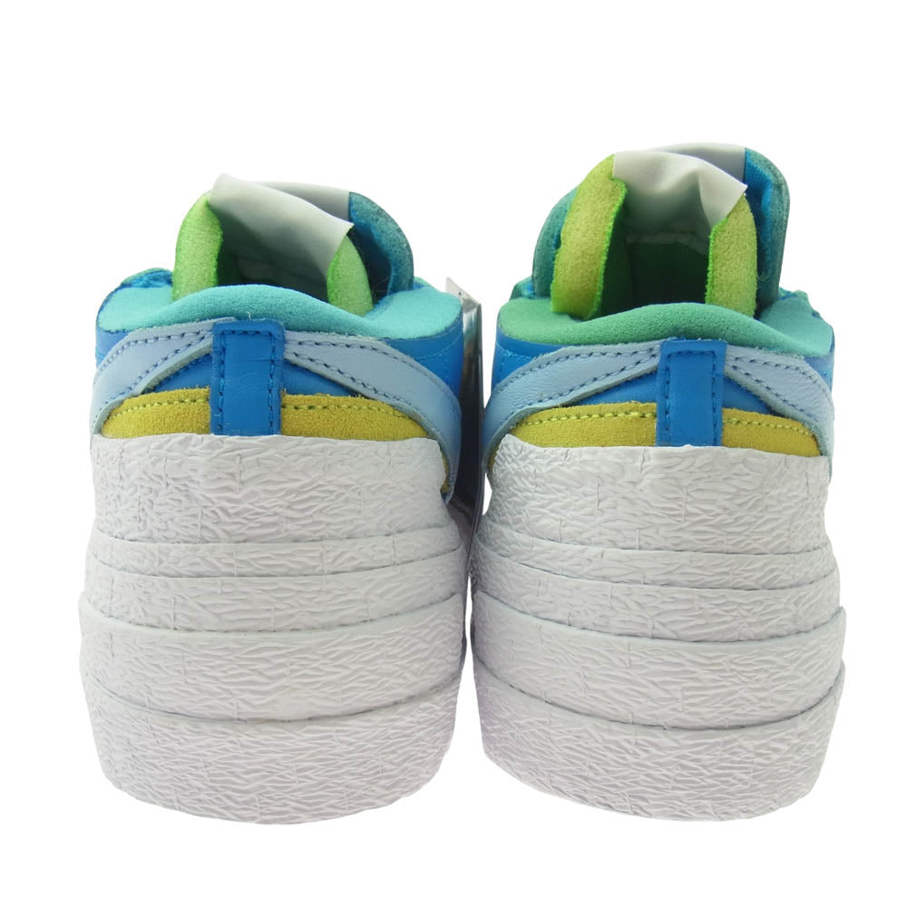 NIKE ナイキ KAWS × sacai Blazer Low Neptune Blue カウズ サカイ ブレーザー ロー ネプチューンブルー スニーカー ブルー系 27cm【美品】【中古】