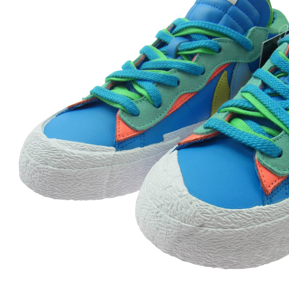 NIKE ナイキ KAWS × sacai Blazer Low Neptune Blue カウズ サカイ ブレーザー ロー ネプチューンブルー スニーカー ブルー系 27cm【美品】【中古】