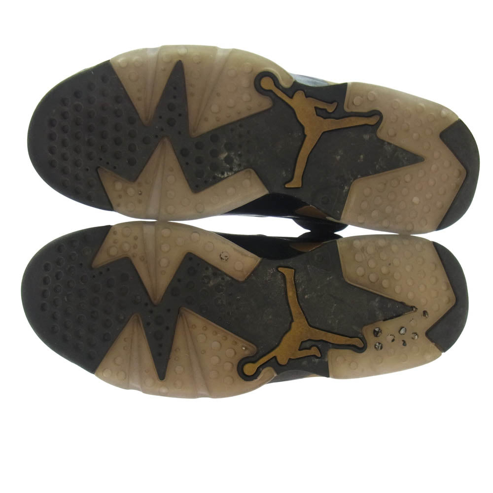 NIKE ナイキ CT4954-007 Air Jordan 6 DMP Black Metallic Gold エアジョーダン6 DMP ブラック メタリック ゴールド スニーカー ブラック系 27cm【中古】