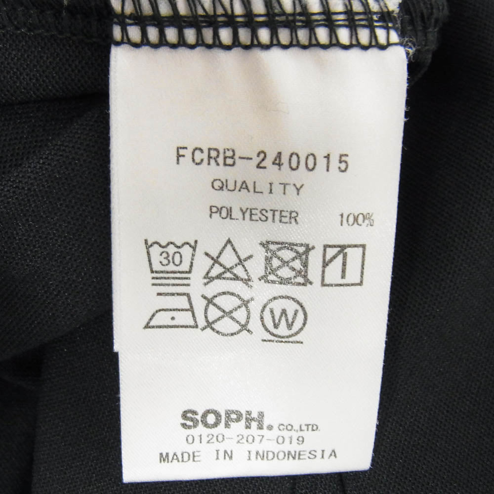 F.C.R.B. エフシーアールビー FCRB-240015 L/S TRAINING TOP ロング スリーブ トレーニング カットソー ブラック系 M【中古】