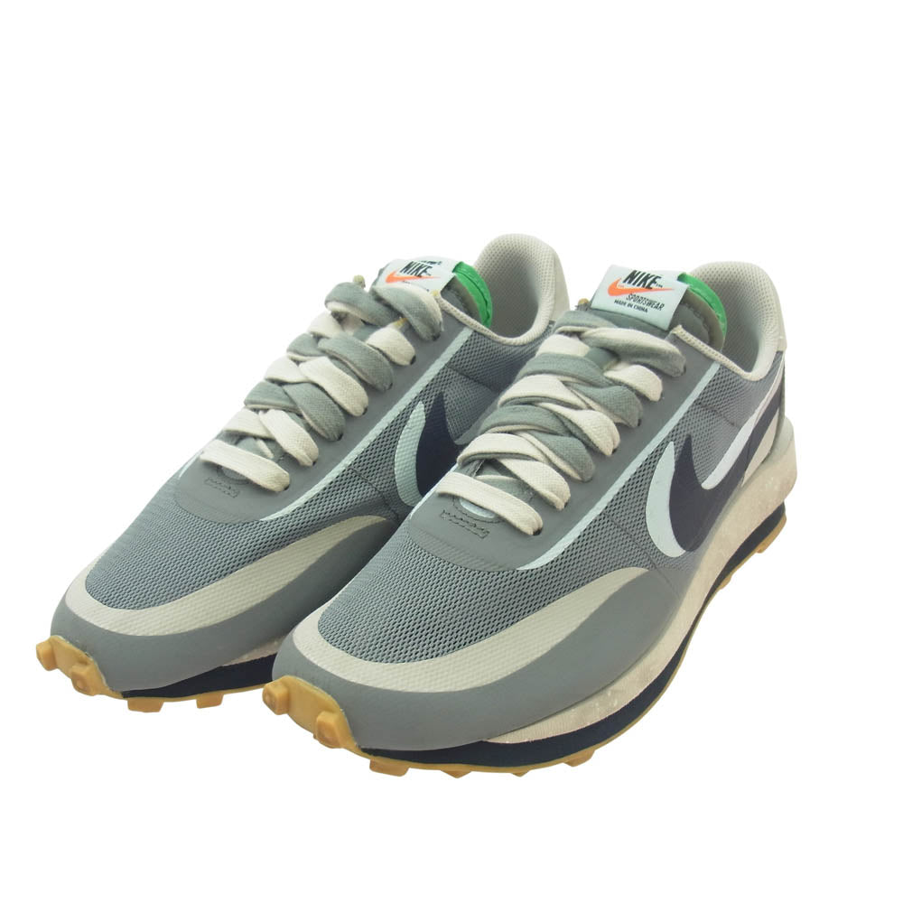 NIKE ナイキ DH3114-001 CLOT × Sacai LD Waffle Grey Obsidian Cool Grey クロット サカイ ワッフル スニーカー グレー系 27cm【中古】