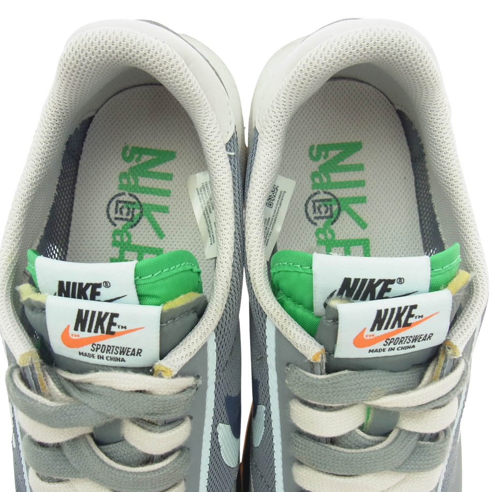 NIKE ナイキ DH3114-001 CLOT × Sacai LD Waffle Grey Obsidian Cool Grey クロット サカイ ワッフル スニーカー グレー系 27cm【中古】