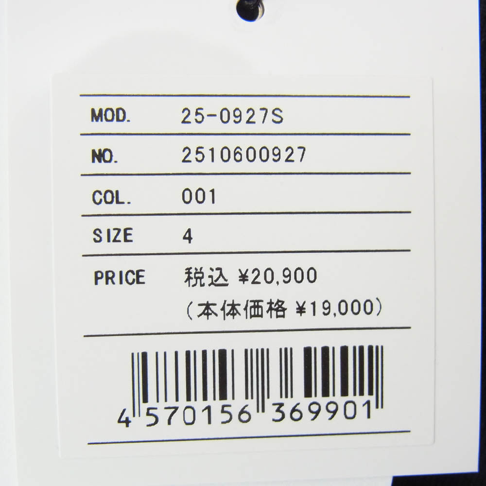 Sacai サカイ 25SS 25-0927S × WTAPS ダブルタップス Flock Print T-Shirt フロックプリント Tシャツ 半袖カットソー ブラック系 4【中古】