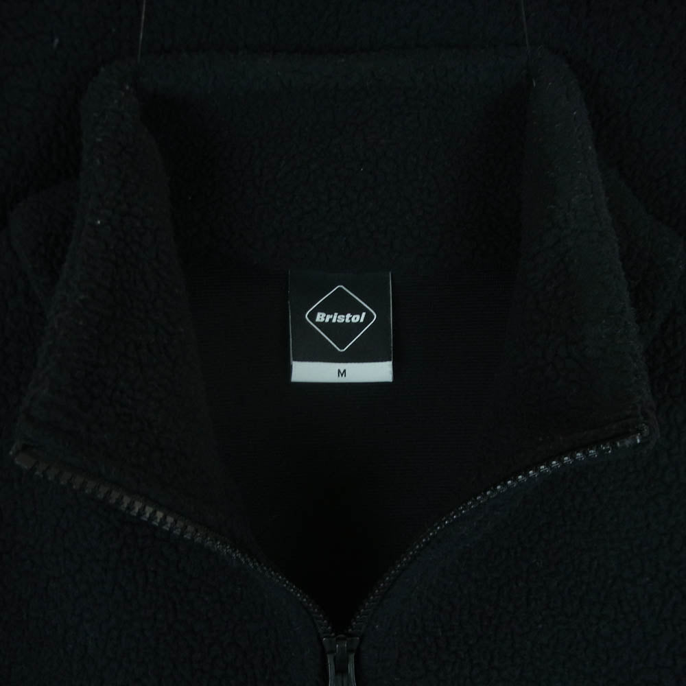 F.C.R.B. エフシーアールビー FCRB-242058 POLARTEC SHEARLING JERSEY LINER BLOUSON ポーラテック フリース ブルゾン ジャケット ブラック系 M【中古】