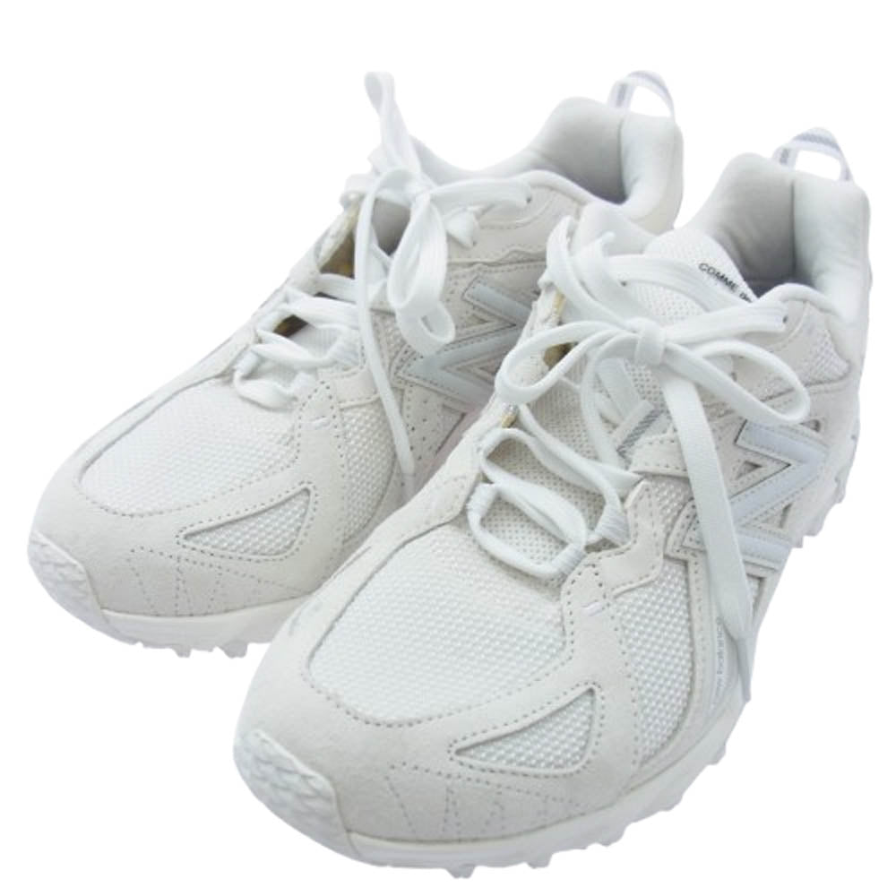 COMME des GARCONS HOMME コムデギャルソンオム ML610TCG new balance 610 White ニューバランス ローカット スニーカー ホワイト系 27cm【中古】