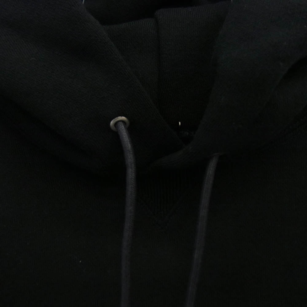 Sacai サカイ 25SS 25-0925S × WTAPS ダブルタップス Flock Print Hoodie フロック プリント フーディー プルオーバーパーカー ブラック系 3【中古】