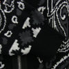 Sacai サカイ 22SS 22-02694M Bandana Knit Blouson バンダナ ジップデザイン ウール ニット ブルゾン ブラック系 ホワイト系 グレー系 2【中古】