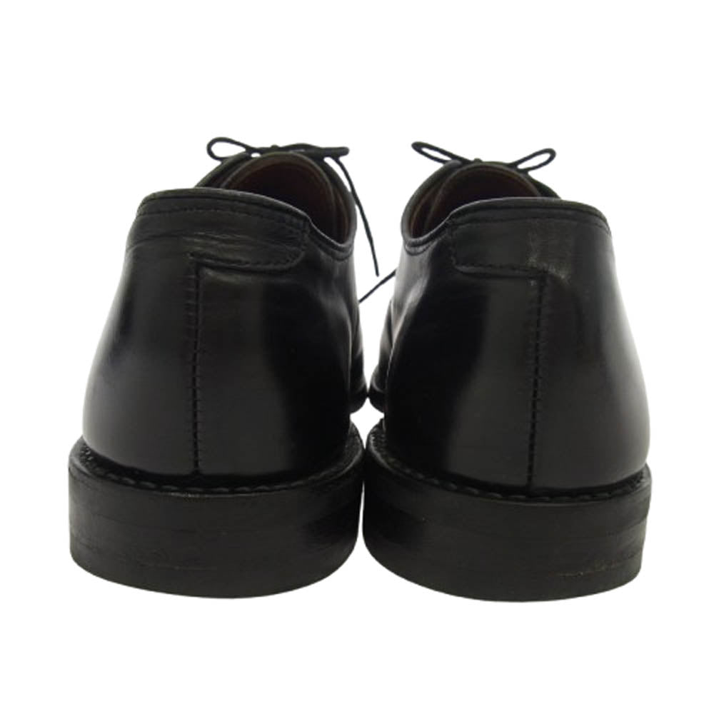 ALLEN EDMONDS アレンエドモンズ 内羽根 ストレートチップ キャップトゥ レザー シューズ ブラック系 9D【中古】