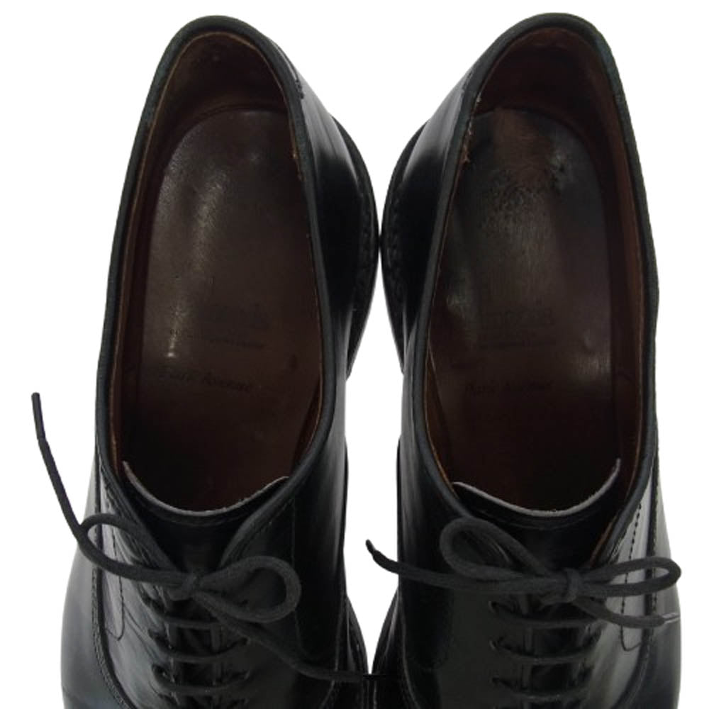 ALLEN EDMONDS アレンエドモンズ 内羽根 ストレートチップ キャップトゥ レザー シューズ ブラック系 9D【中古】