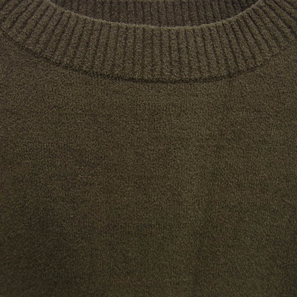 WIND AND SEA ウィンダンシー WDS-NSTW-08 × nestwell ネストウェル パイル地 ロゴプリント Tシャツ 半袖カットソー モカ系 3【新古品】【未使用】【中古】