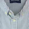DESCENDANT ディセンダント 21SS 211BRDS-SHM08 TRUMAN B.D SS SHIRT ストライプ ボタンダウン 半袖シャツ グレー系 ホワイト系 2【新古品】【未使用】【中古】