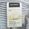 DESCENDANT ディセンダント 21SS 211BRDS-SHM08 TRUMAN B.D SS SHIRT ストライプ ボタンダウン 半袖シャツ グレー系 ホワイト系 2【新古品】【未使用】【中古】