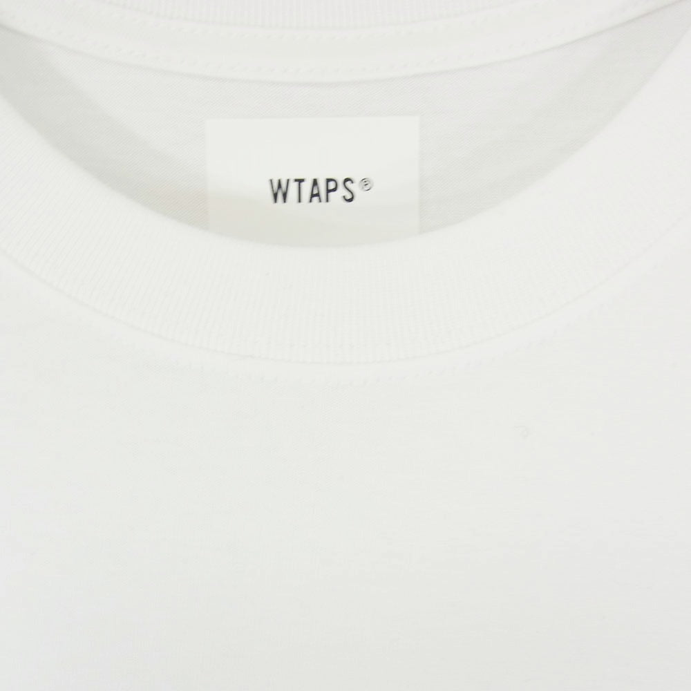 WTAPS ダブルタップス 22SS 221PCDT-ST02S INGREDIENTS TEE フロントプリント Tシャツ 半袖カットソー ホワイト系 04【新古品】【未使用】【中古】