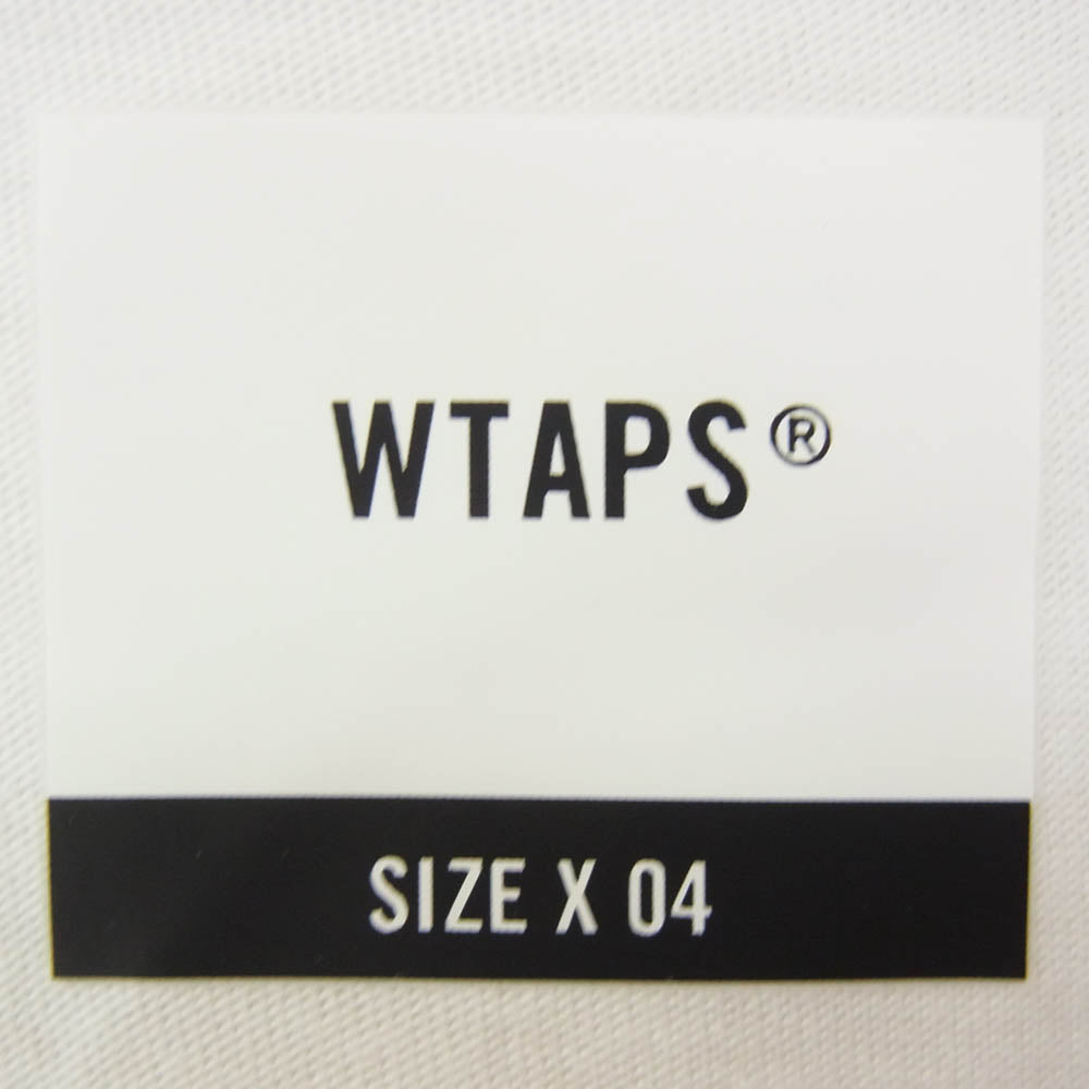 WTAPS ダブルタップス 22SS 221PCDT-ST02S INGREDIENTS TEE フロントプリント Tシャツ 半袖カットソー ホワイト系 04【新古品】【未使用】【中古】