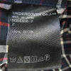 UNDERCOVER アンダーカバー UCU4408-2 オーバーサイズ チェック柄 半袖シャツ ネイビー系 2【中古】