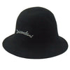 DESCENDANT ディセンダント 22AW 222MYDS-HT01 ROTH HAT ロゴ刺繍 ウール ハット ブラック系 F【新古品】【未使用】【中古】