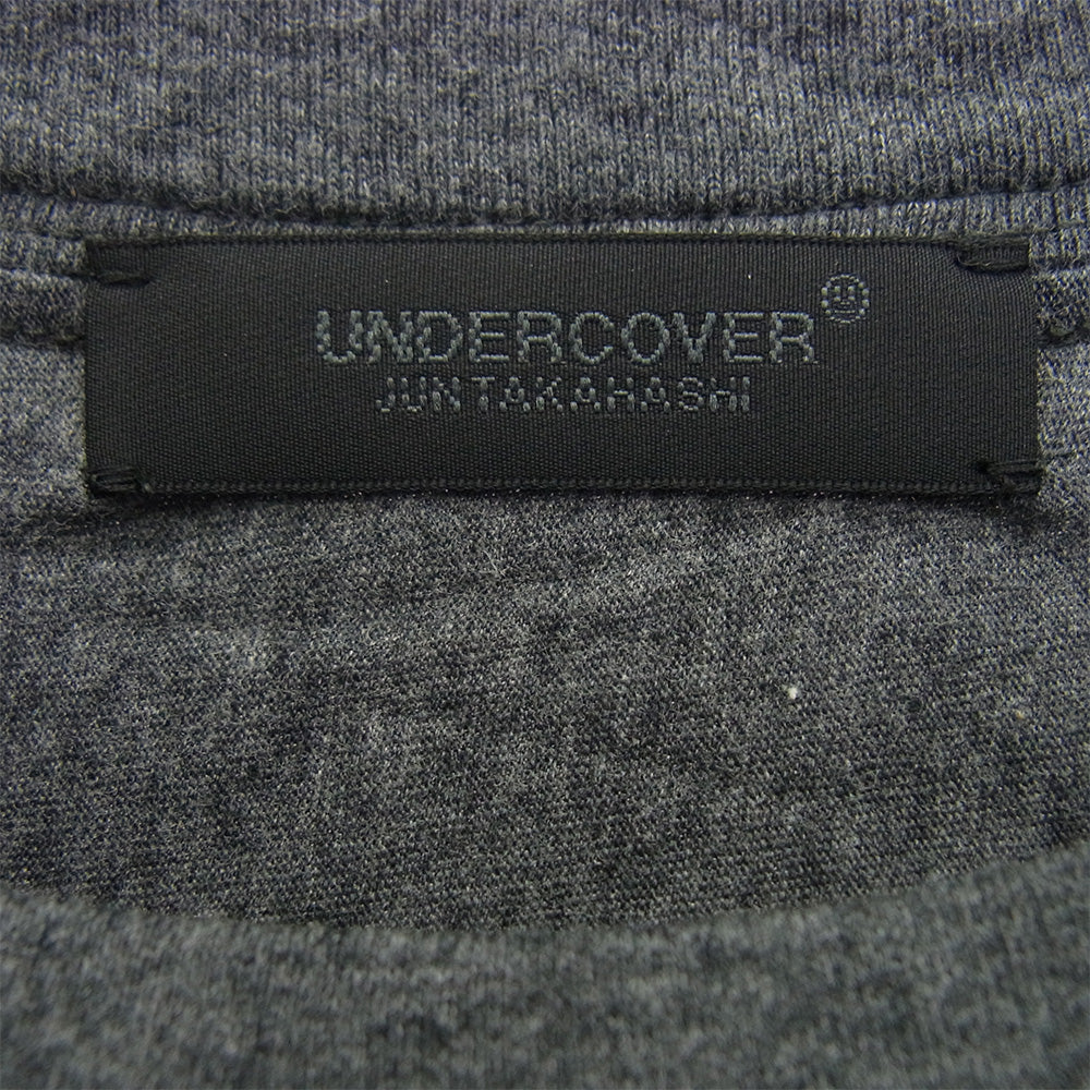 UNDERCOVER アンダーカバー UCY4807 ポケット付 バインダー 長袖カットソー ダークグレー系 4【中古】