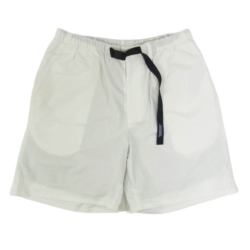 DESCENDANT ディセンダント 24SS 241CPDS-PTM04 WEBBING SHORTS ウェビング ショーツ ハーフパンツ ホワイト系 3【新古品】【未使用】【中古】