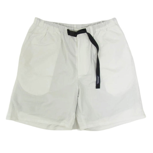DESCENDANT ディセンダント 24SS 241CPDS-PTM04 WEBBING SHORTS ウェビング ショーツ ハーフパンツ ホワイト系 3【新古品】【未使用】【中古】