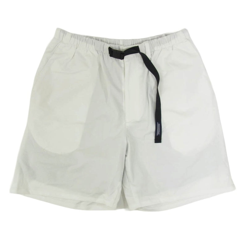 DESCENDANT ディセンダント 24SS 241CPDS-PTM04 WEBBING SHORTS ウェビング ショーツ ハーフパンツ ホワイト系 3【新古品】【未使用】【中古】