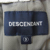 DESCENDANT ディセンダント 24SS 241CPDS-PTM04 WEBBING SHORTS ウェビング ショーツ ハーフパンツ ホワイト系 3【新古品】【未使用】【中古】