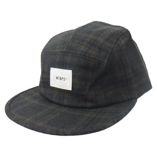 WTAPS ダブルタップス 20AW 202HCDT-HT03 T-5 CAP WOOL TWEED TEXTILE ウール ツイード キャップ 帽子 ネイビー系【新古品】【未使用】【中古】
