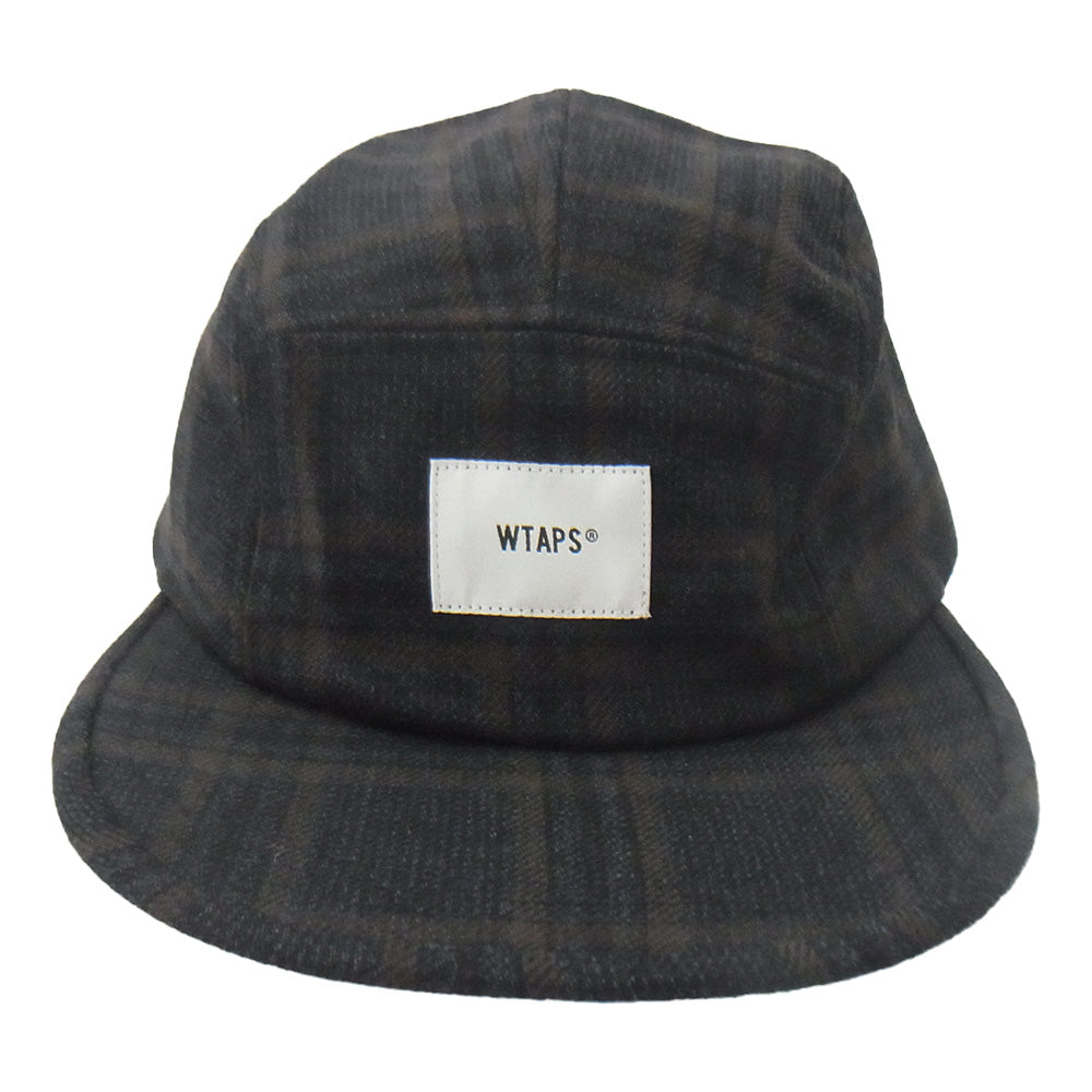 WTAPS ダブルタップス 20AW 202HCDT-HT03 T-5 CAP WOOL TWEED TEXTILE ウール ツイード キャップ 帽子 ネイビー系【新古品】【未使用】【中古】