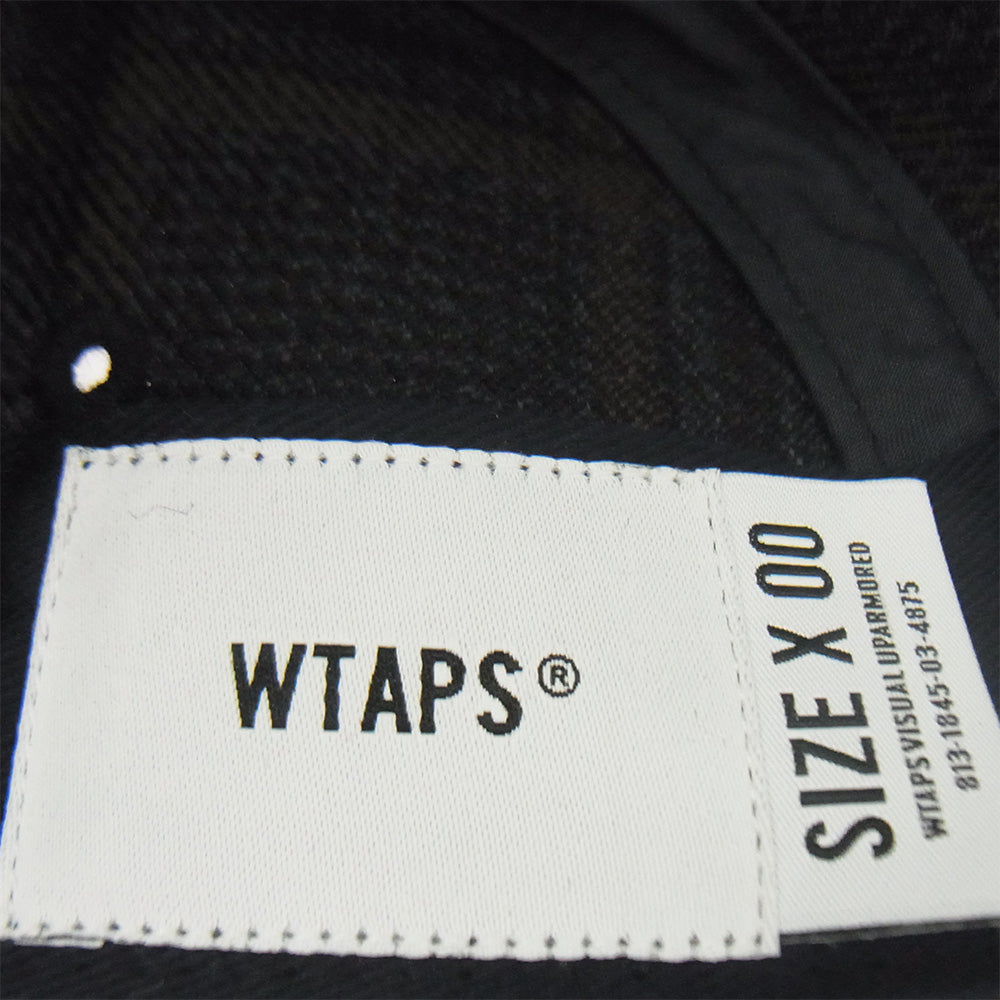 WTAPS ダブルタップス 20AW 202HCDT-HT03 T-5 CAP WOOL TWEED TEXTILE ウール ツイード キャップ 帽子 ネイビー系【新古品】【未使用】【中古】