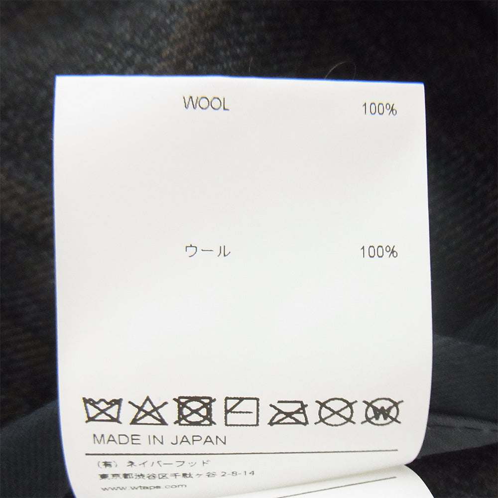 WTAPS ダブルタップス 20AW 202HCDT-HT03 T-5 CAP WOOL TWEED TEXTILE ウール ツイード キャップ 帽子 ネイビー系【新古品】【未使用】【中古】