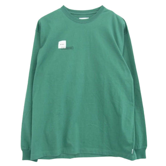 WTAPS ダブルタップス 211ATDT-CSM06 HOME BASE LS COPO ホームベース ロングスリーブ Tシャツ 長袖カットソー グリーン系 X 04【中古】