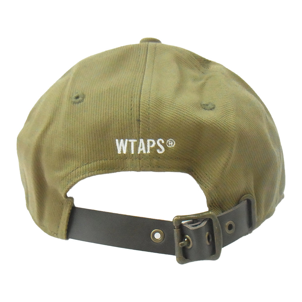 WTAPS ダブルタップス 21SS 212HCDT-HT07 EX.43 T-6H 03 CAP COTTON. TWILL CAP ロゴ刺繍 コットン ツイル キャップ 帽子 OLIVE DRAB【新古品】【未使用】【中古】