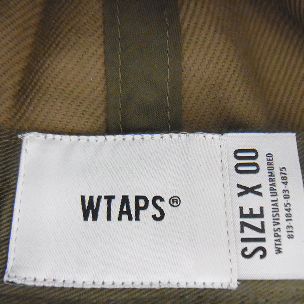 WTAPS ダブルタップス 21SS 212HCDT-HT07 EX.43 T-6H 03 CAP COTTON. TWILL CAP ロゴ刺繍 コットン ツイル キャップ 帽子 OLIVE DRAB【新古品】【未使用】【中古】