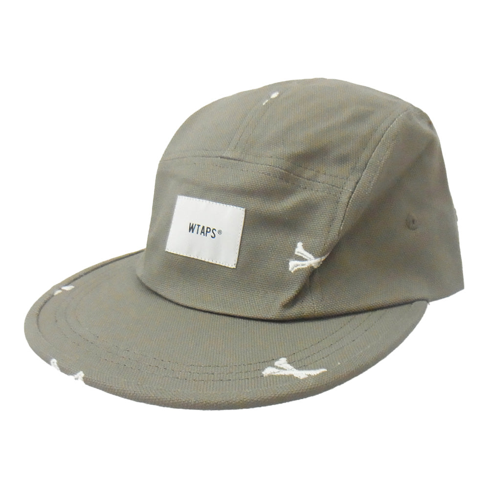 WTAPS ダブルタップス 22SS 221HCDT-HT02 T-5 02 CAP OXFORD TEXTILE オックスフォード テキスタイル クロスボーン キャップ 帽子 ベージュ系【新古品】【未使用】【中古】