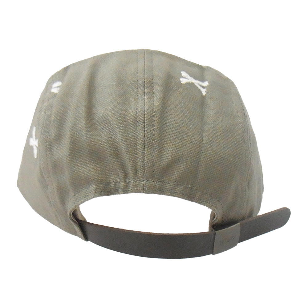 WTAPS ダブルタップス 22SS 221HCDT-HT02 T-5 02 CAP OXFORD TEXTILE オックスフォード テキスタイル クロスボーン キャップ 帽子 ベージュ系【新古品】【未使用】【中古】