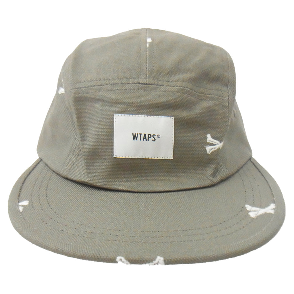 WTAPS ダブルタップス 22SS 221HCDT-HT02 T-5 02 CAP OXFORD TEXTILE オックスフォード テキスタイル クロスボーン キャップ 帽子 ベージュ系【新古品】【未使用】【中古】