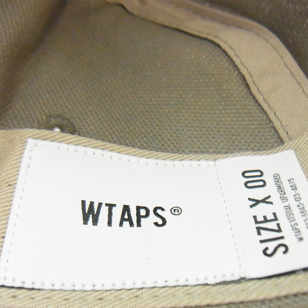WTAPS ダブルタップス 22SS 221HCDT-HT02 T-5 02 CAP OXFORD TEXTILE オックスフォード テキスタイル クロスボーン キャップ 帽子 ベージュ系【新古品】【未使用】【中古】